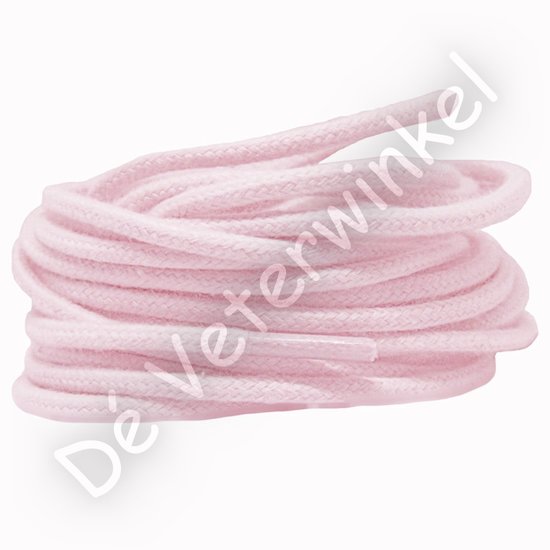 Cordlaces 3mm cotton BabyPink BY THE METERS