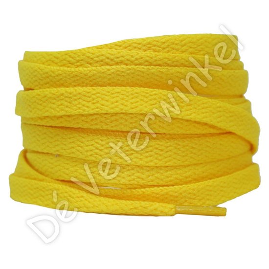 Nike laces flat 8mm Yellow - per pair