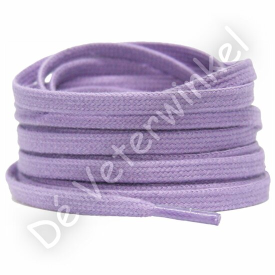 Flat cotton 6mm Lilac BY THE METERS