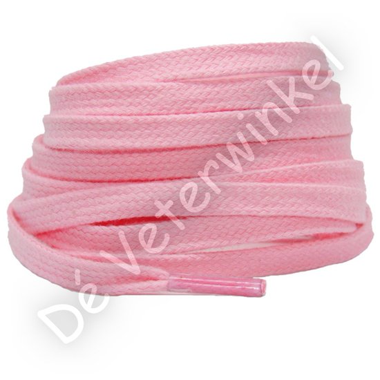 Flat cotton 6mm Light Pink - per pair