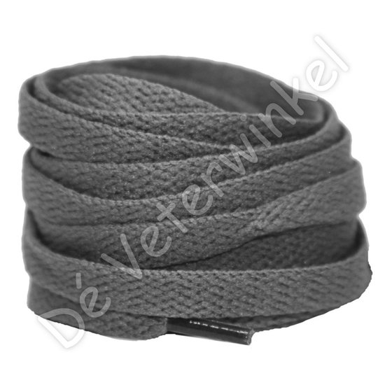 Nike laces flat 8mm Grey BY THE METER