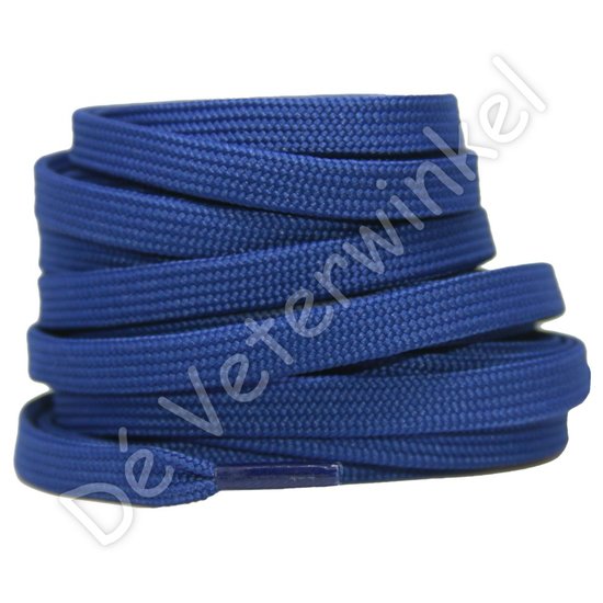 Flat 8mm polyester Navy Blue BY THE METERS
