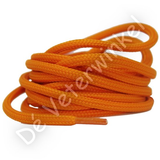 Round 5mm polyester Orange per pair