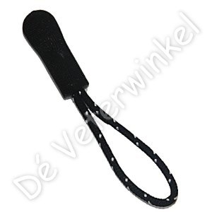 Zipper puller Black-Reflection