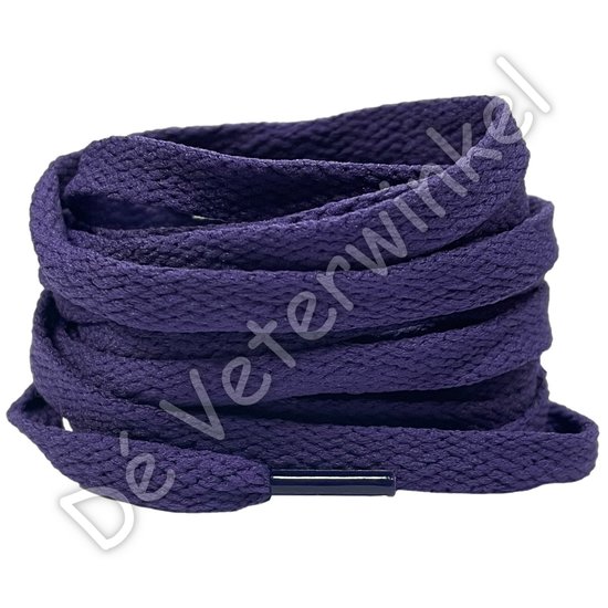 Nike laces flat 8mm Purple - per pair