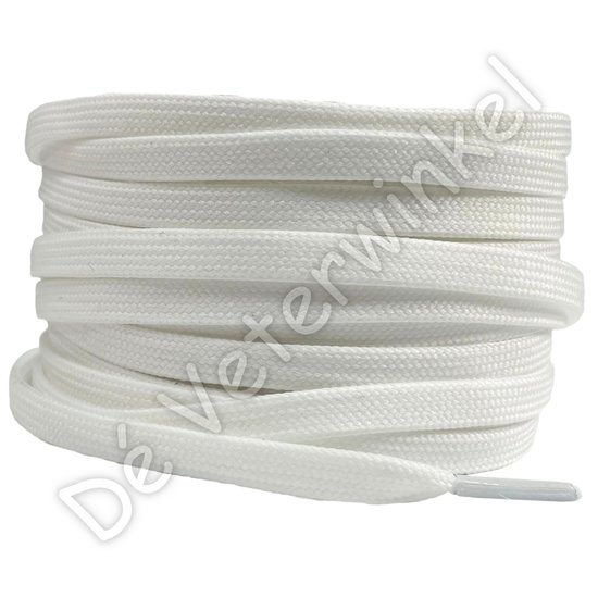 Plat 5mm Polyester Natural-White - per paar