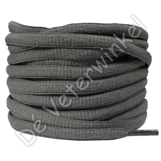 Oval sportlaces 6mm Grey - per pair