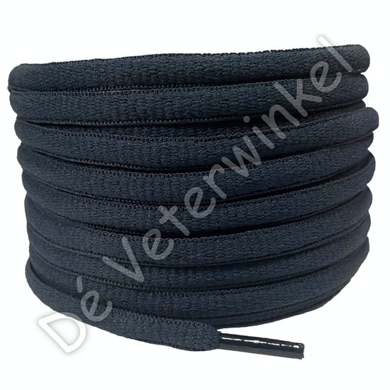 Oval sportlaces 6mm Dark Blue - per pair