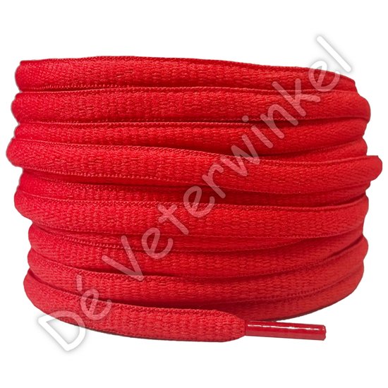 Oval sportlaces 6mm Red - per pair