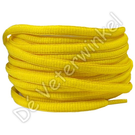 Oval sportlaces 6mm Yellow - per pair
