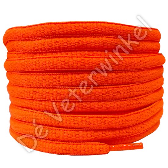 Oval sportlaces 6mm NeonOrange BY THE METERS