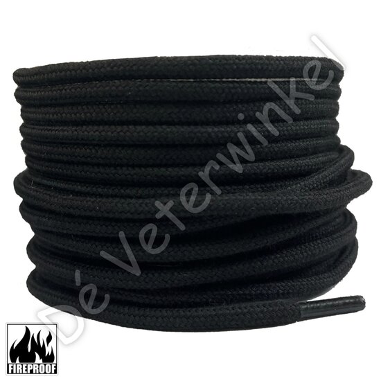 Fire resistant Nomex 5mm Black BY THE METERS