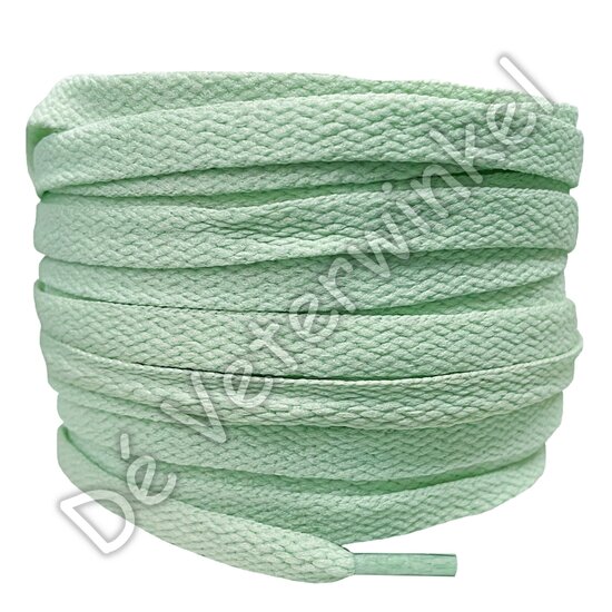 Nike laces flat 8mm Pastel Mint BY THE METER