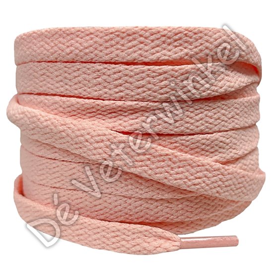 Nike laces flat 8mm Pastel SalmonPink BY THE METER