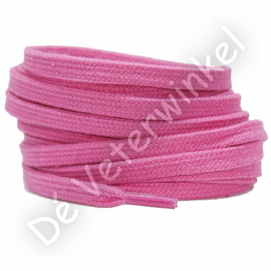 Flat cotton 6mm Pink BY THE METERS
