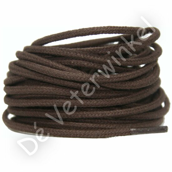 Cordlaces 3mm cotton Brown BY THE METERS