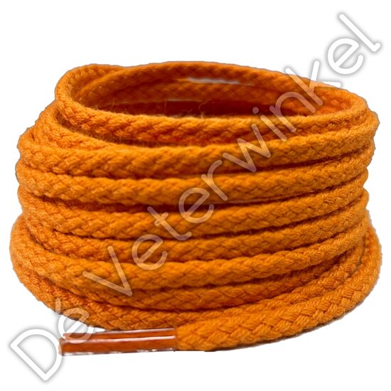 *Round COARSE 3mm cotton Orange - per pair