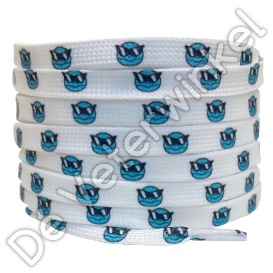Print laces 8mm Squirtle - per pair