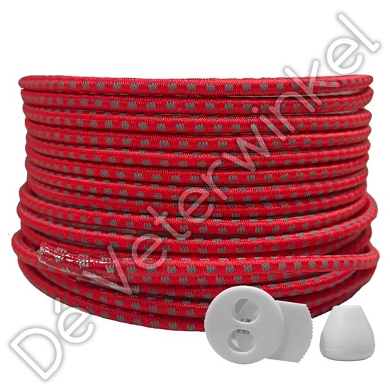 Lock laces REFLECTIVE Red