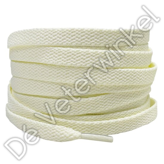 Nike laces flat 8mm Coconut Milk BY THE METER