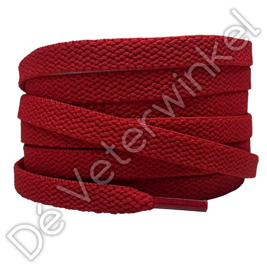 Nike laces flat 8mm Deep Red - per pair
