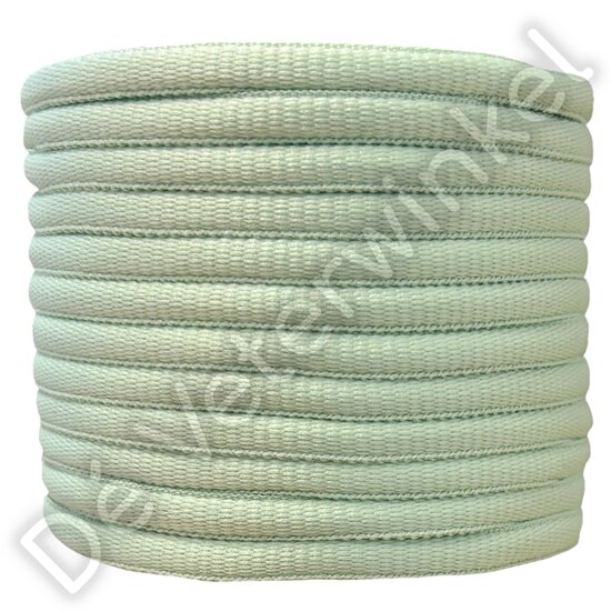 Oval sportlaces 6mm Minty Green BY THE METERS