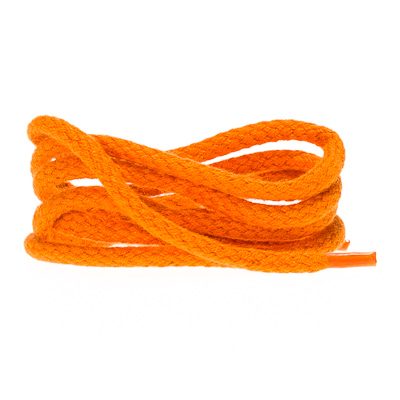 *Round COARSE 4mm Cotton Orange - per pair