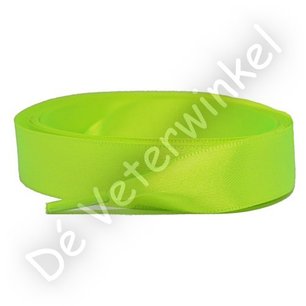 Satijn 15mm NeonGeel AAN DE METER Satijn 15mm NeonGeel AAN DE METER