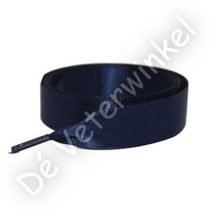 Satijn 25mm Donkerblauw AAN DE METER Satijn 25mm Donkerblauw AAN DE METER