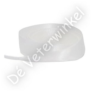 Satijn 25mm Wit AAN DE METER Satijn 25mm Wit AAN DE METER