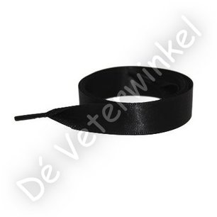 Satijn 25mm Zwart AAN DE METER Satijn 25mm Zwart AAN DE METER
