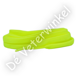 Plat 5mm Polyester NeonGeel - per paar Plat 5mm Polyester NeonGeel - per paar
