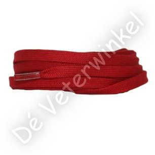 Plat katoen 6mm Rood - per paar Plat katoen 6mm Rood - per paar