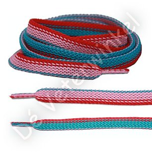 *Fantasie Rood-Blauw-Roze - per paar *Fantasie Rood-Blauw-Roze - per paar