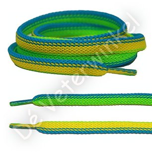 *Fantasie Geel-Blauw-Groen - per paar *Fantasie Geel-Blauw-Groen - per paar