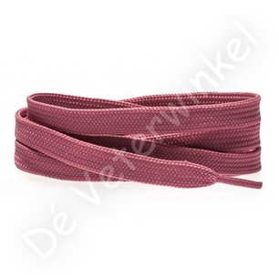 Plat 8mm polyester Oudroze - per paar Plat 8mm polyester Oudroze - per paar