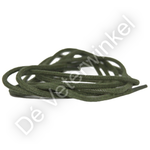*Rond 2mm wax Groen - per paar *Rond 2mm wax Groen - per paar
