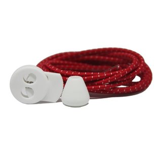 Lock veters Rood met Witte ACCENTEN Lock veters Rood met Witte ACCENTEN