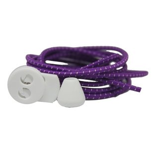 Lock veters Paars met Witte ACCENTEN Lock veters Paars met Witte ACCENTEN