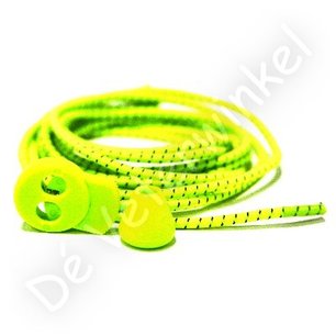 Lock veters REFLECTIE NeonGeel Lock veters REFLECTIE NeonGeel