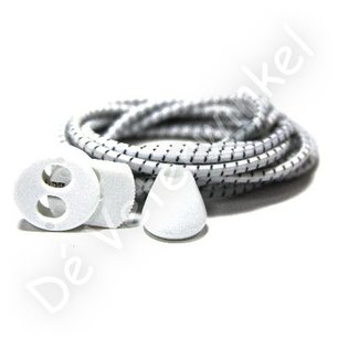 Lock veters REFLECTIE Wit Lock veters REFLECTIE Wit
