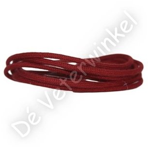 Koordveter 3mm katoen Donkerrood AAN DE METER Koordveter 3mm katoen Donkerrood AAN DE METER