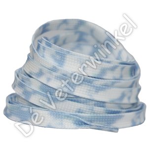 TIE DYE 8mm Lichtblauw AAN DE METER TIE DYE 8mm Lichtblauw AAN DE METER