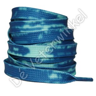 TIE DYE 8mm Blauw AAN DE METER TIE DYE 8mm Blauw AAN DE METER