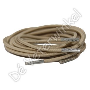 FILLING PIECES Rond elastiek 3mm Beige-/Zilver FILLING PIECES Rond elastiek 3mm Beige-/Zilver