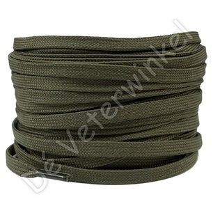 Plat 5mm Polyester Legergroen - per paar Plat 5mm Polyester Legergroen - per paar