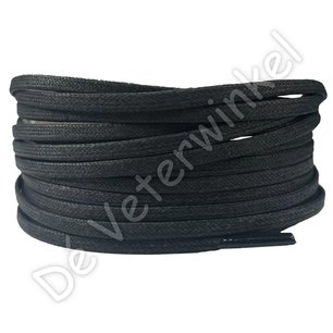 Plat 4mm wax Zwart - per paar Plat 4mm wax Zwart - per paar