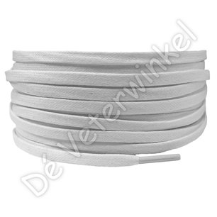 Plat 4mm wax Wit - per paar Plat 4mm wax Wit - per paar