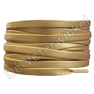 Luxe leren veters Goud SPECIALE LENGTE Luxe leren veters Goud SPECIALE LENGTE