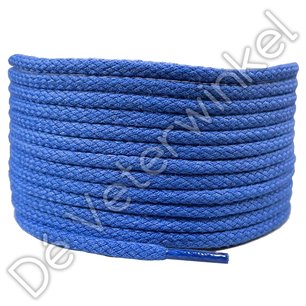 *Round COARSE 4mm Cotton Kobalt Blue - per pair *Round COARSE 4mm Cotton Kobalt Blue - per pair